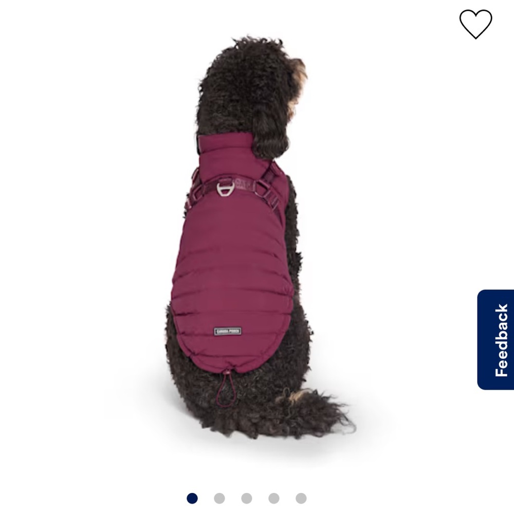 Purple Dog Coat for Stylish Comfort